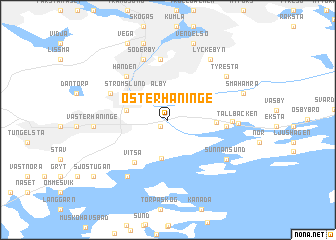 map of Österhaninge