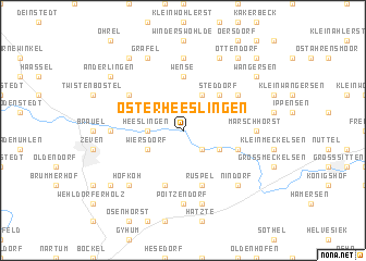 map of Osterheeslingen