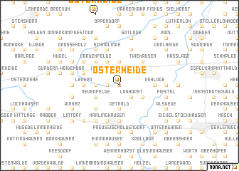 map of Osterheide