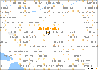 map of Osterheide