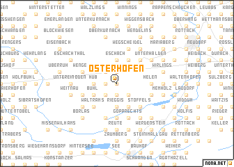 map of Osterhofen