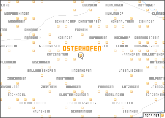 map of Osterhofen