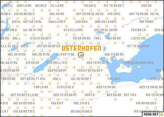 map of Osterhofen