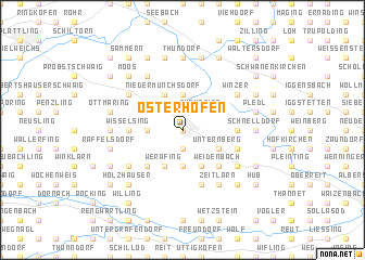 map of Osterhofen