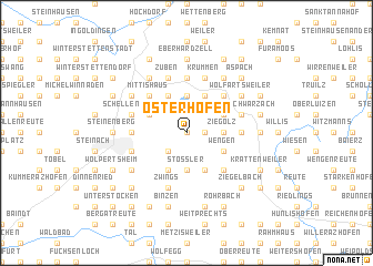 map of Osterhofen