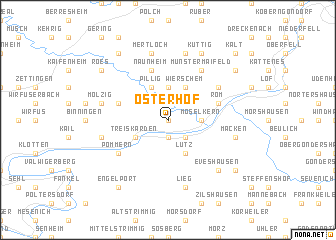 map of Österhof