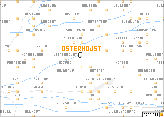 map of Øster Højst