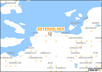 map of Österholmen