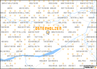 map of Osterholzen