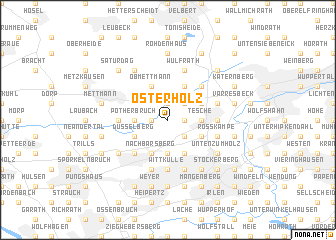 map of Osterholz