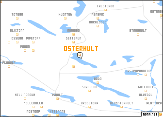 map of Österhult