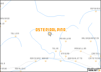 map of Osteria Alpina