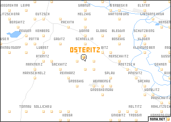 map of Österitz