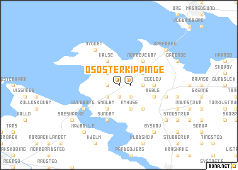 map of Øster Kippinge