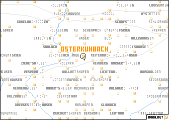 map of Osterkühbach