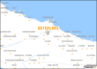 map of Østerlars