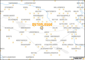 map of Osterledde