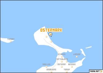 map of Østermark