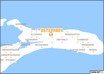 map of Østermark
