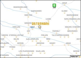 map of Østermark