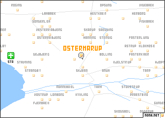 map of Øster Marup