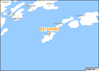 map of Östermar