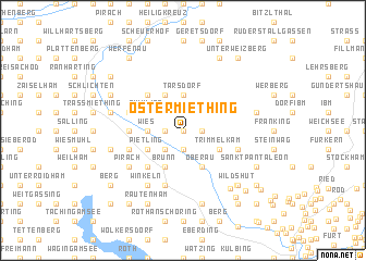 map of Ostermiething