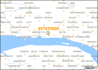 map of Ostermoor