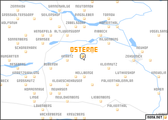 map of Osterne