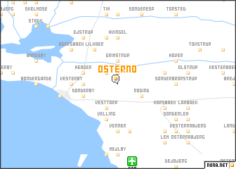 map of Øster No