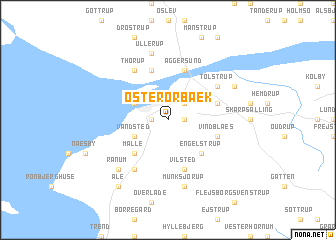 map of Øster Ørbæk