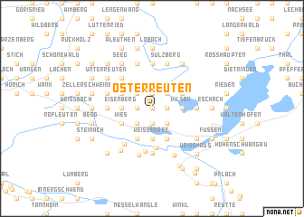 map of Osterreuten