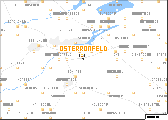 map of Osterrönfeld