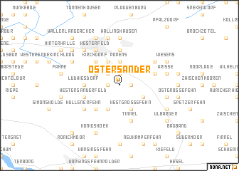 map of Ostersander