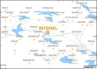 map of Östersel