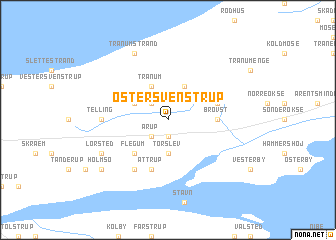 map of Øster Svenstrup