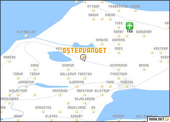 map of Øster Vandet