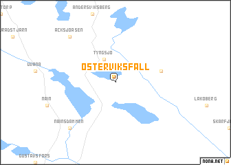 map of Österviksfall