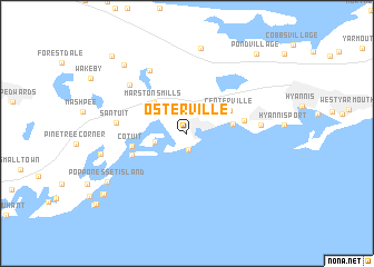 map of Osterville