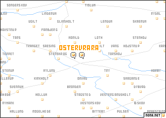 map of Østervrå