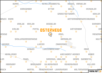 map of Osterwede