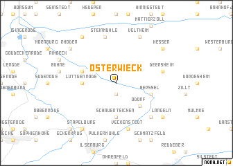 map of Osterwieck