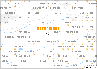 map of Österwiehe