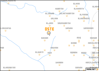 map of Oste