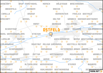 map of Ostfeld
