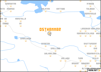 map of Östhammar