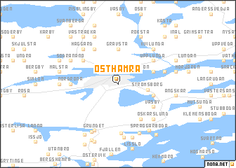 map of Östhamra