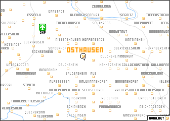 map of Osthausen