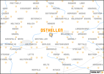 map of Osthellen