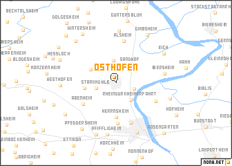 map of Osthofen